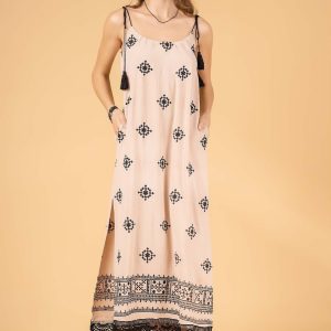 Embroidery and Lace Dress
